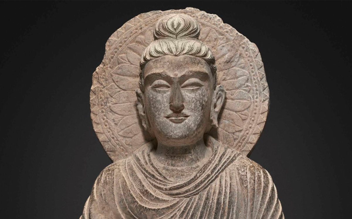 ChristiesInscribedGreyBuddha