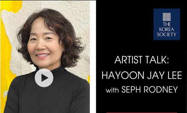 Korea Society Hosts an Artist Talk with Hayoon Jay Lee
