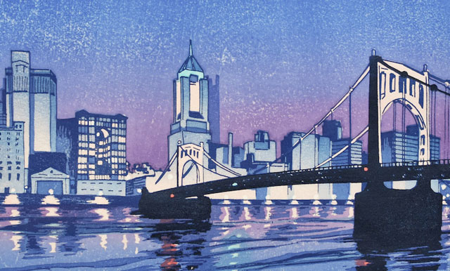 Scholten Japanese Art Presents Pittsburgh Night, a New Work by Paul Binnie
